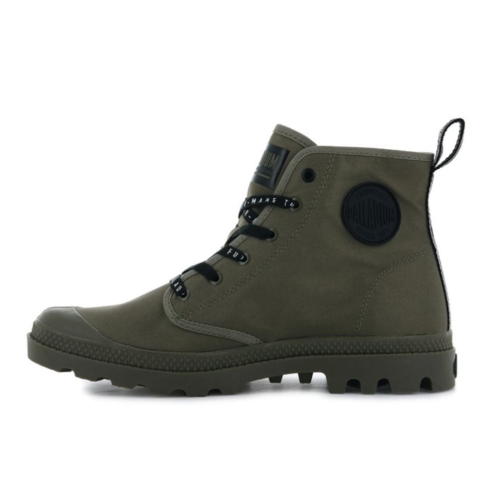 Palladium Pampa Hi Future Laarzen Heren Olijfgroen | NL 10HUQNI